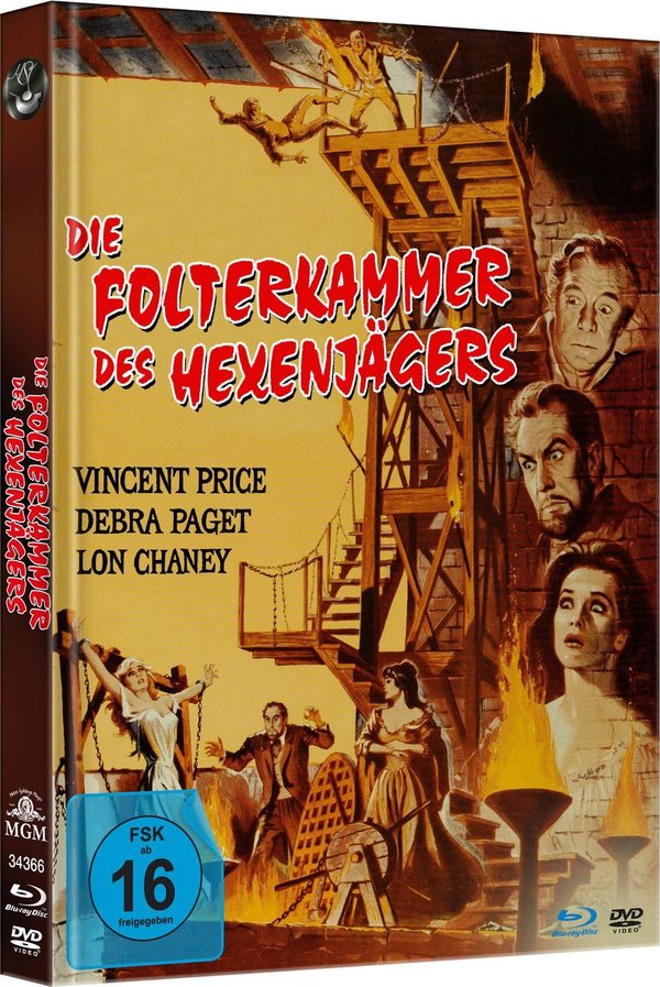 Folterkammer des Hexenjägers, Die - Limited Mediabook Edition (DVD+blu-ray)