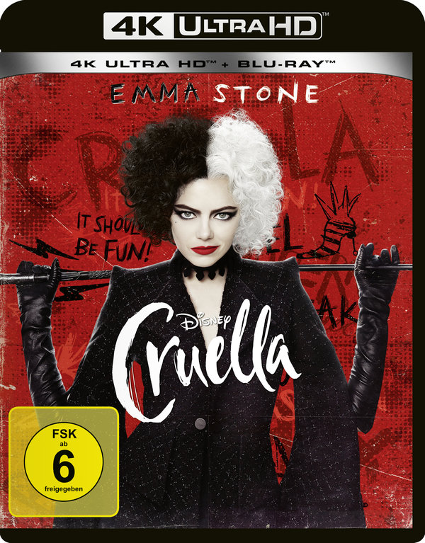 Cruella  (4K Ultra HD) (+ Blu-ray 2D)  (Blu-ray 4K Ultra HD)