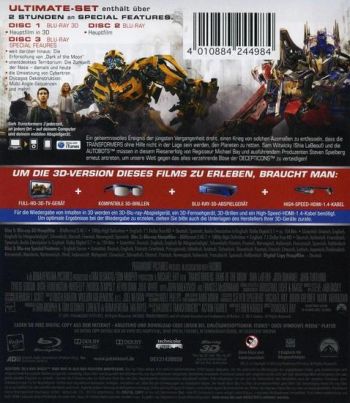 Transformers 3 3D (3D blu-ray)