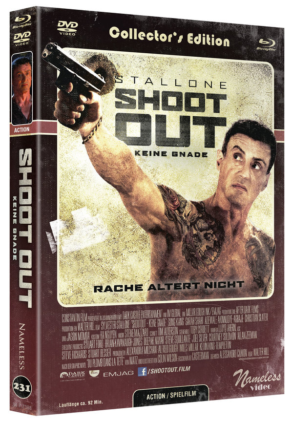 Shootout - Keine Gnade - Uncut Mediabook Edition  (DVD+blu-ray) (C)