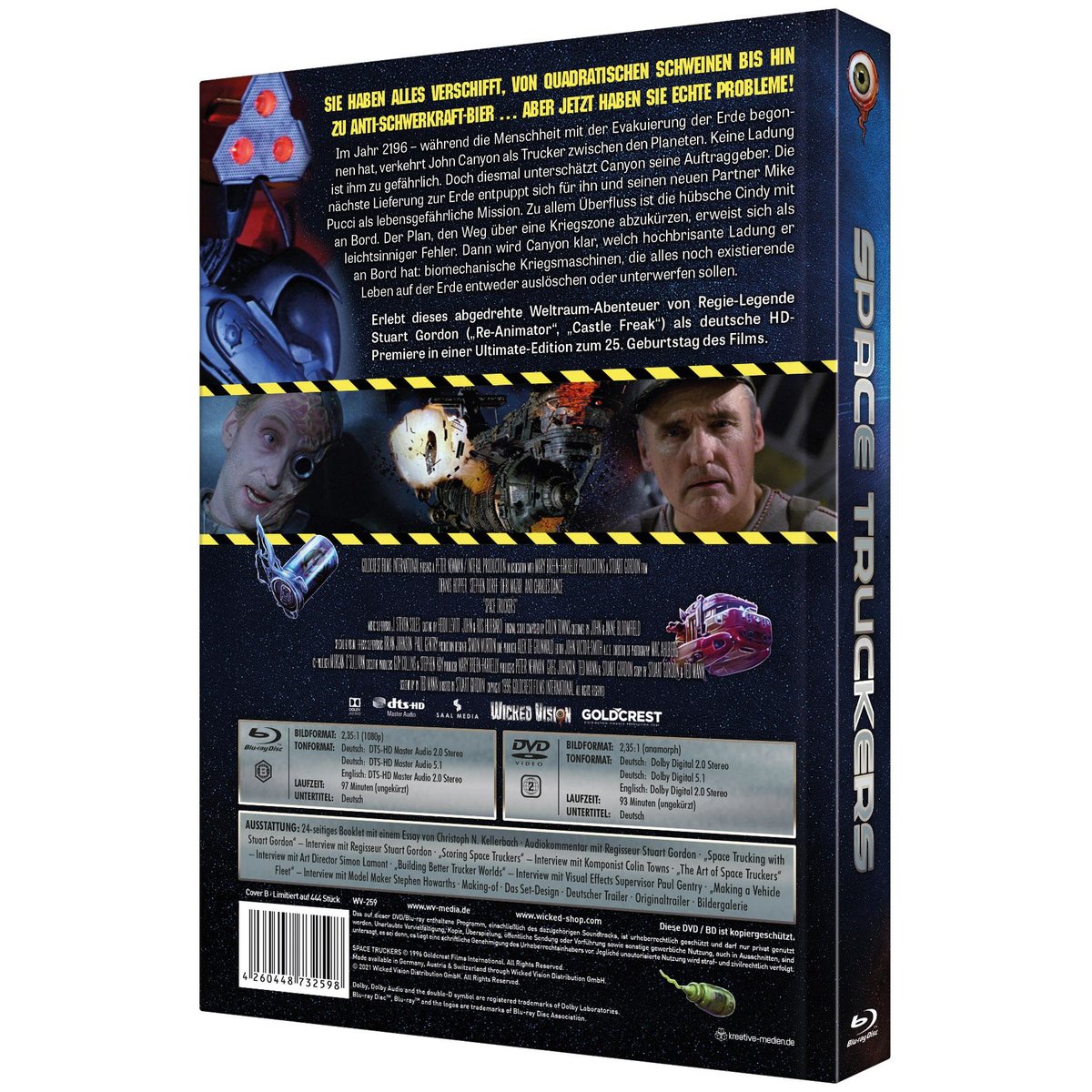 Space Truckers - Uncut Mediabook Edition (DVD+blu-ray) (B)