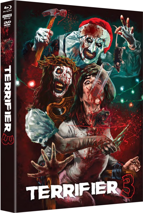 Terrifier 3 - Uncut Mediabook Edition  (4K Ultra HD+blu-ray+DVD) (K)