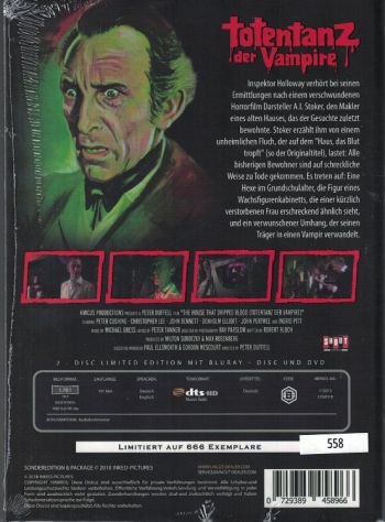 Totentanz der Vampire - Uncut Mediabook Edition (DVD+blu-ray) (B)