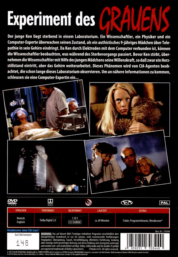 EXPERIMENT DES GRAUENS  (DVD)