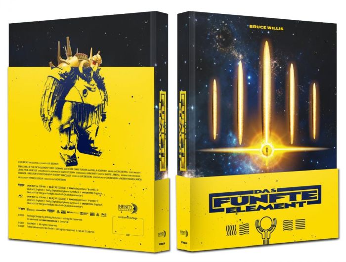 Das fünfte Element - Uncut Mediabook Edition  (4K Ultra HD+blu-ray) (W)