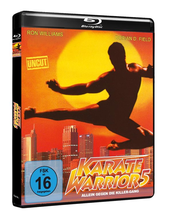 KARATE WARRIOR 5 - Cover B - Orangene Hülle  (Blu-ray Disc)