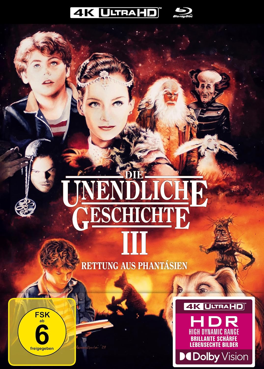 Die unendliche Geschichte III - Rettung aus Phantasien - Limited Mediabook Edition  (4K Ultra HD+blu-ray)