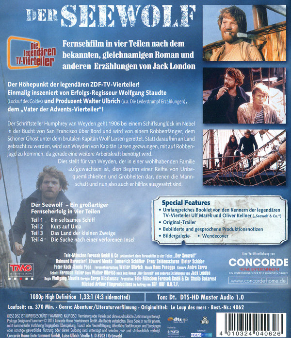 Der Seewolf  - Die Legendären [2 BRs]  (Blu-ray Disc)