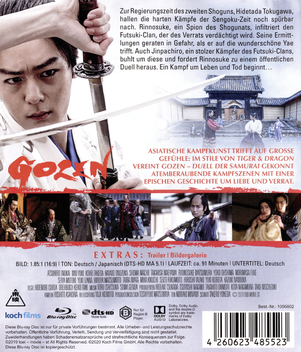 Gozen - Duell der Samurai (blu-ray)
