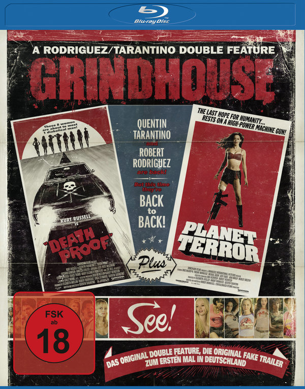 Grindhouse: Death Proof & Planet Terror (blu-ray)