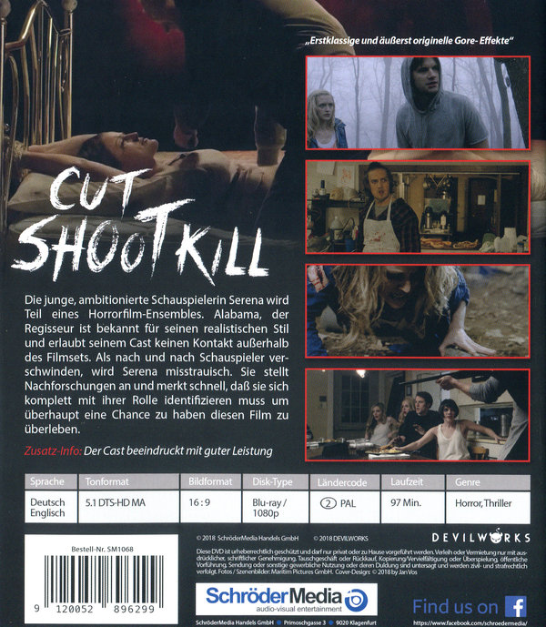 Cut, Shoot, Kill (blu-ray) Cut, Shoot, Kill (blu-ray)