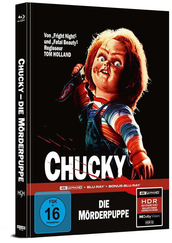Chucky - Die Mörderpuppe - Uncut Mediabook Edition  (4K Ultra HD+blu-ray) (A)