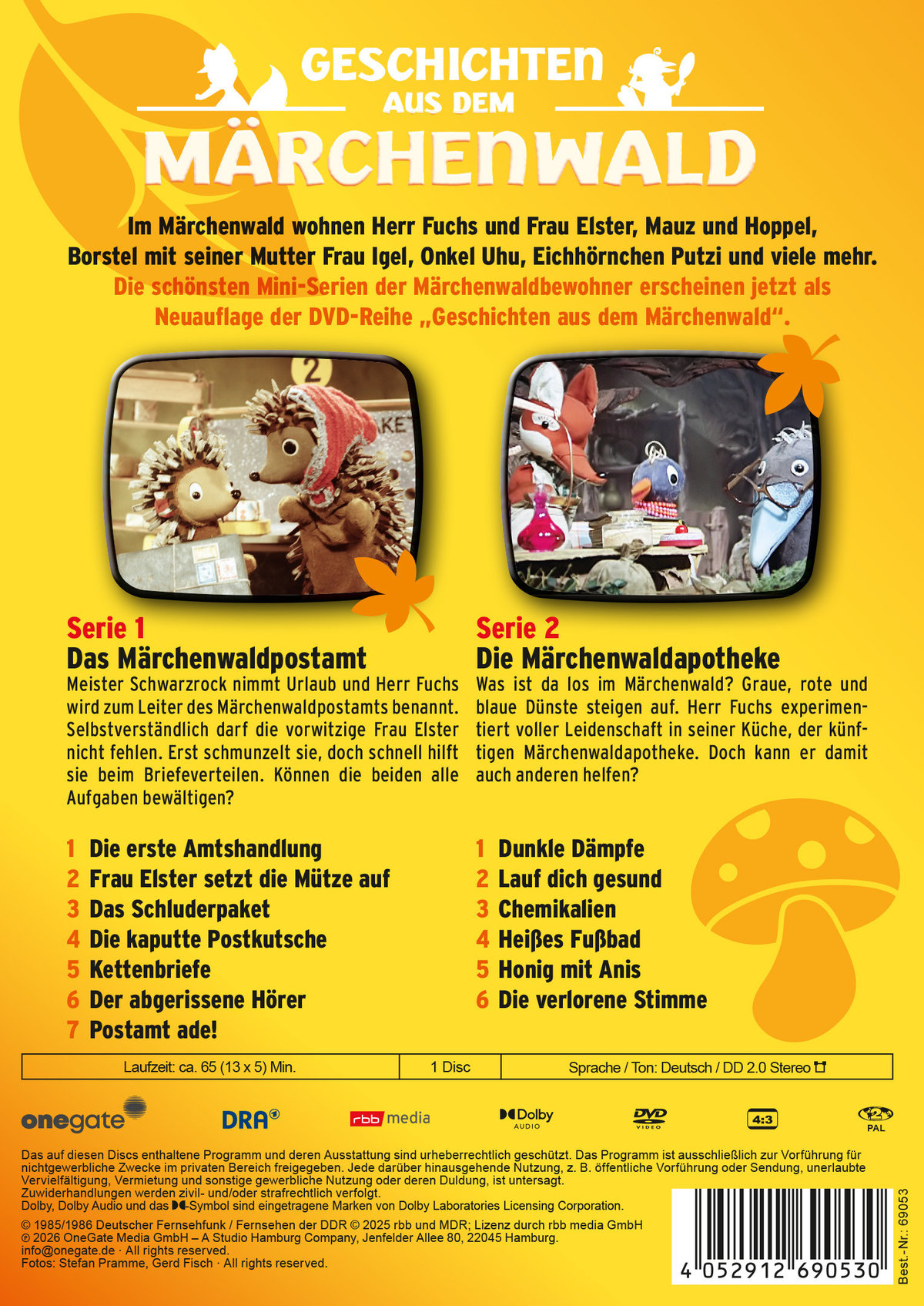 Geschichten aus dem Märchenwald: Das Märchenwaldpostamt / Die Märchenwaldapotheke  (DVD)