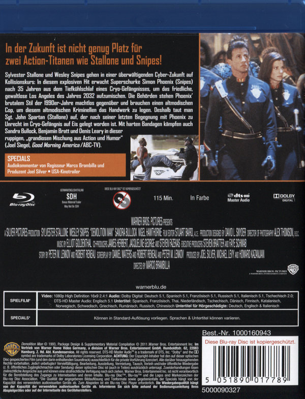 Demolition Man (blu-ray)