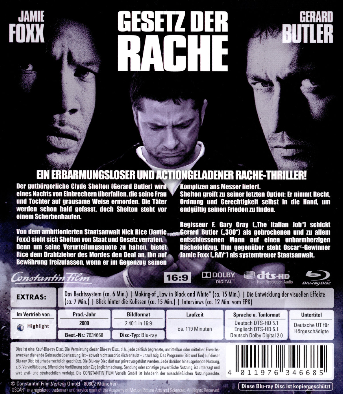 Gesetz der Rache - Directors Cut (blu-ray)