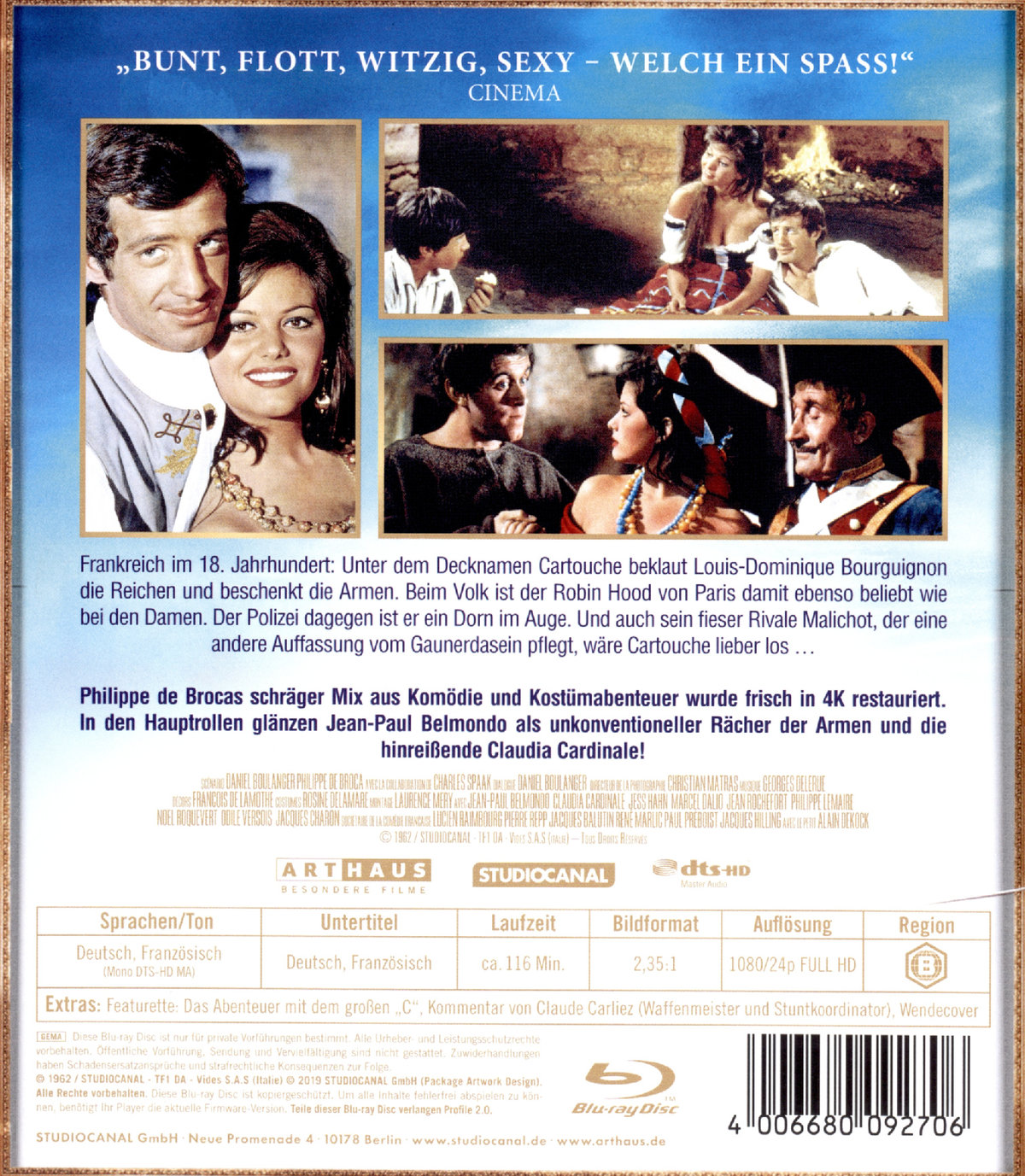 Cartouche - Der Bandit (blu-ray)
