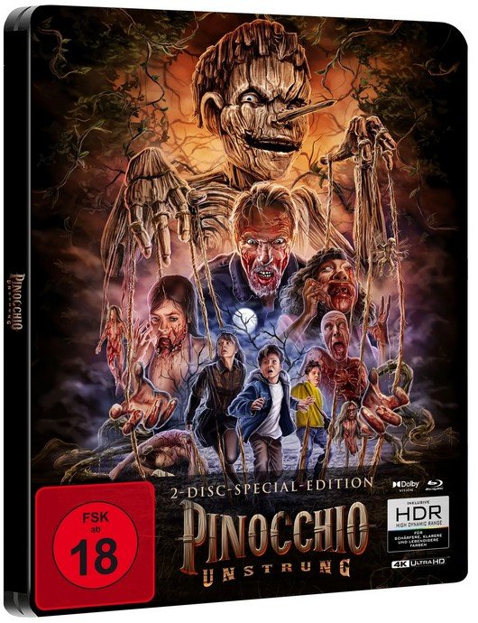Pinocchio Unstrung - Limited Steelbook  (4K Ultra HD+Blu-ray)