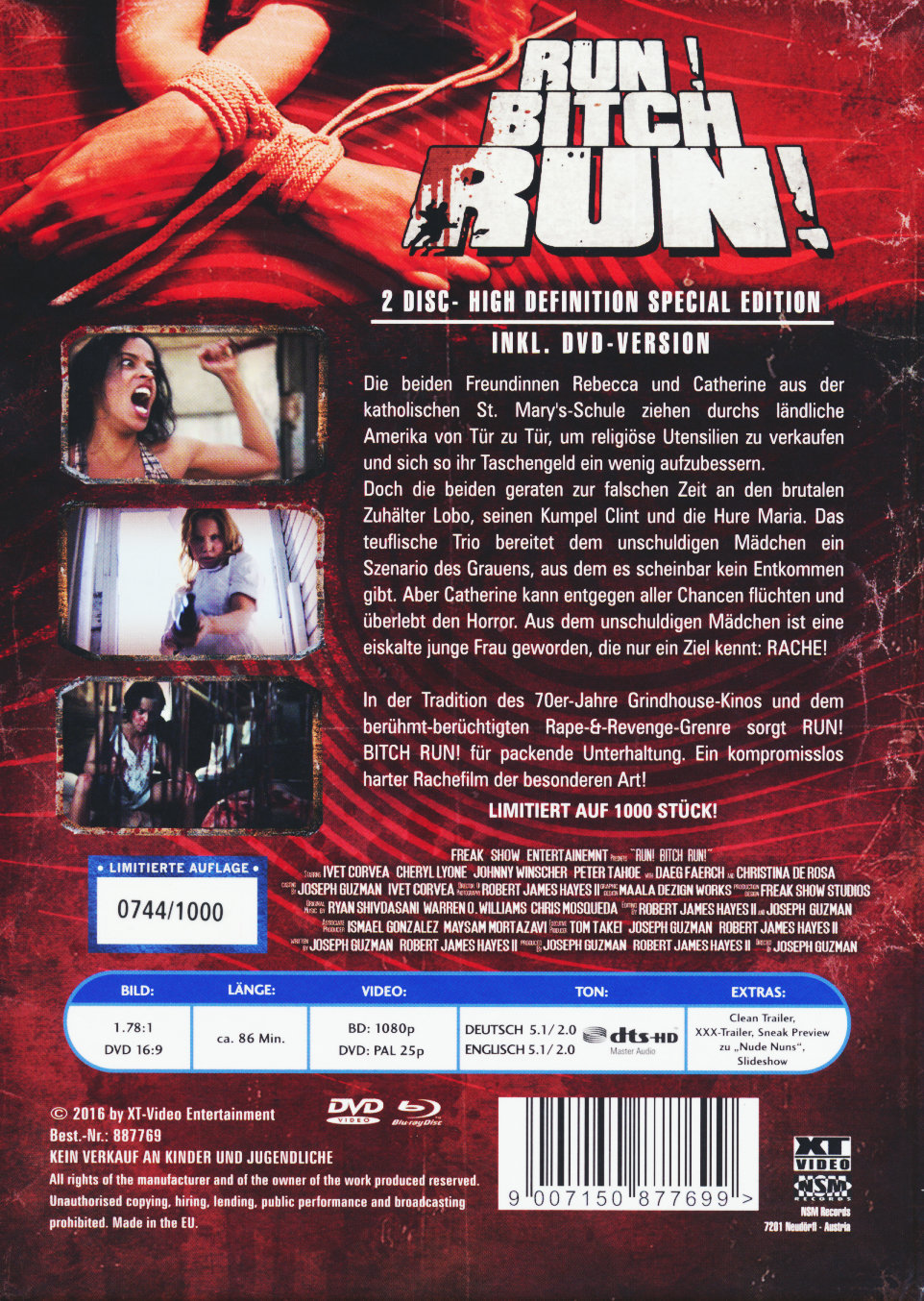 Run Bitch Run - Uncut Mediabook Edition (DVD+blu-ray)