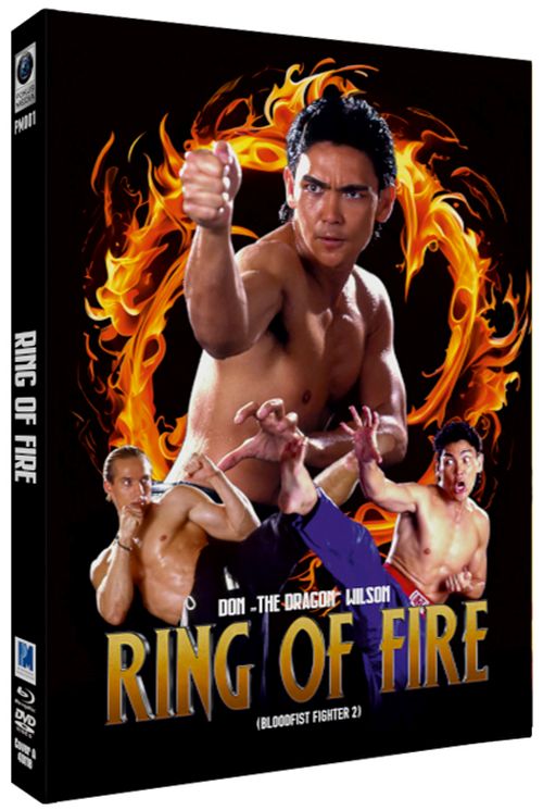 Ring of Fire - Bloodfist Fighter 2 - Uncut Mediabook Edition  (DVD+blu-ray) (A)