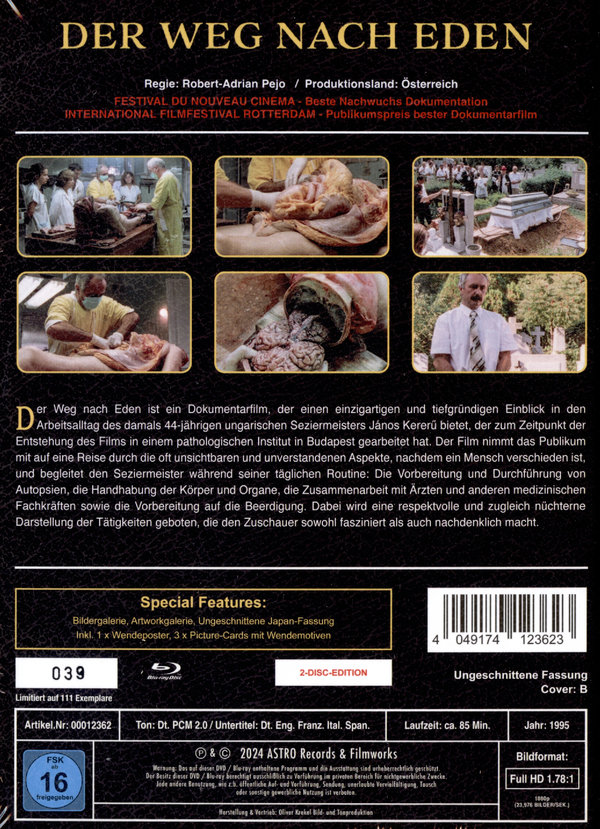 Der Weg nach Eden - Uncut Mediabook Edition  (DVD+blu-ray) (B)