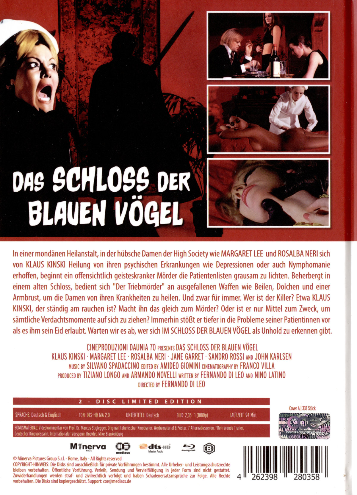 Schloss der blauen Vögel, Das - Uncut Mediabook Edition (DVD+blu-ray) (A)