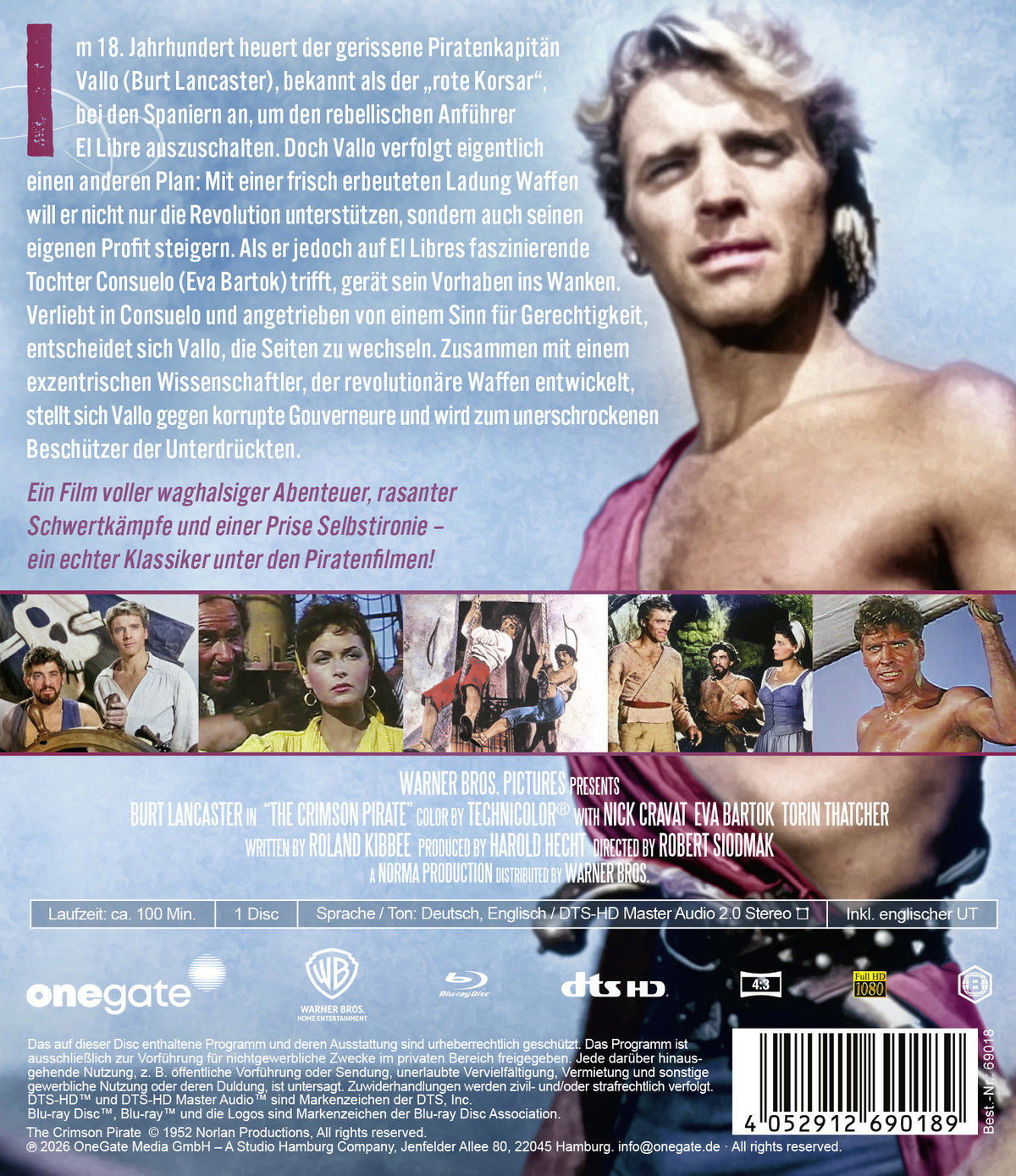 Der rote Korsar  (Blu-ray Disc)