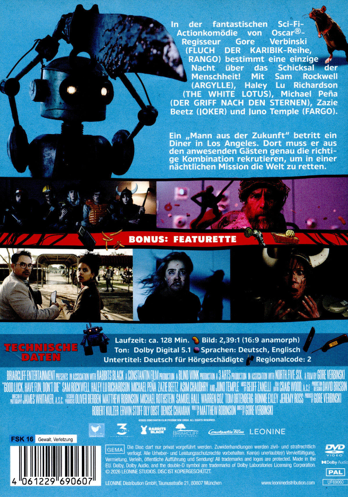 Good Luck, Have Fun, Don't Die  (DVD)