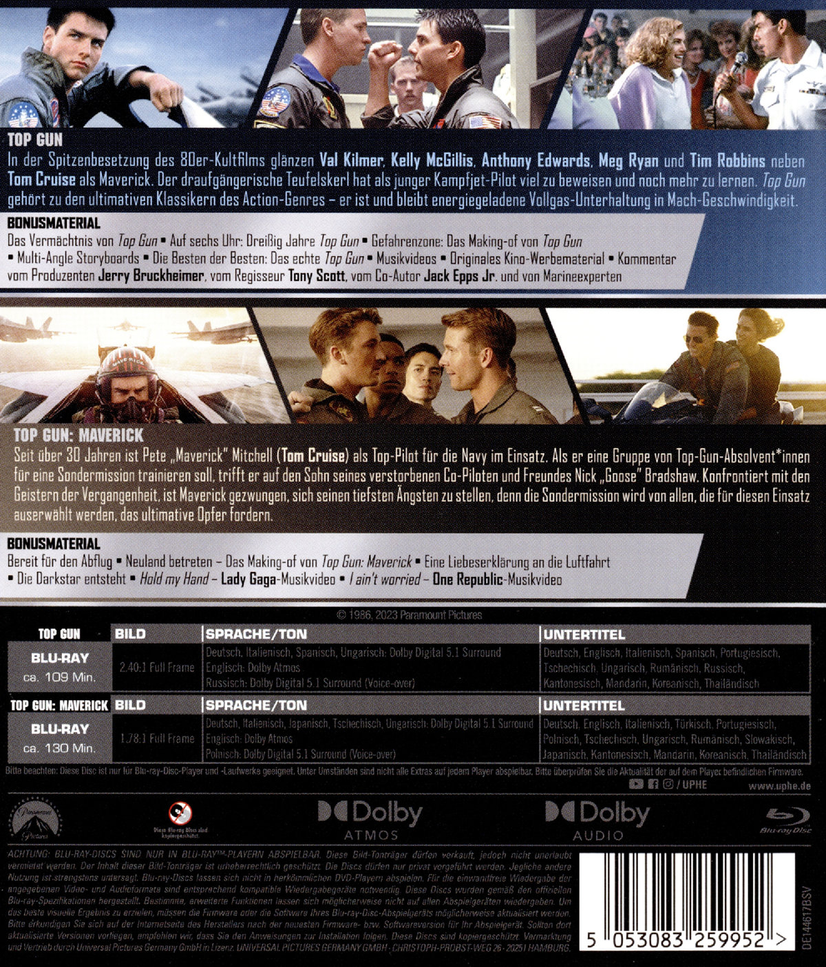 Top Gun 2-Movie-Collection  [2 BRs]  (Blu-ray Disc)