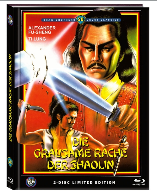 Die grausame Rache der Shaolin - Uncut Mediabook Edition  (DVD+blu-ray) (C)