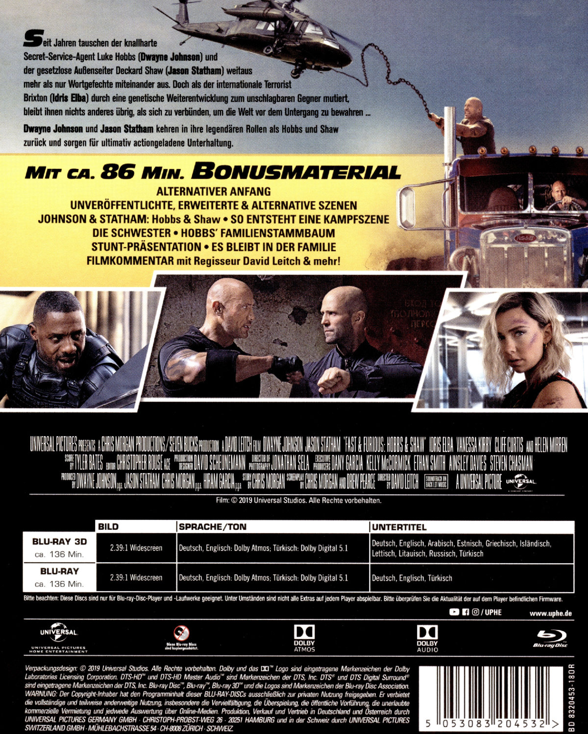 Fast & Furious: Hobbs & Shaw 3D (3D blu-ray)