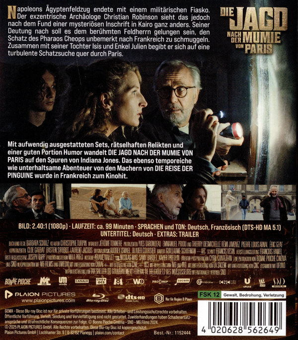 Die Jagd nach der Mumie von Paris  (Blu-ray Disc)
