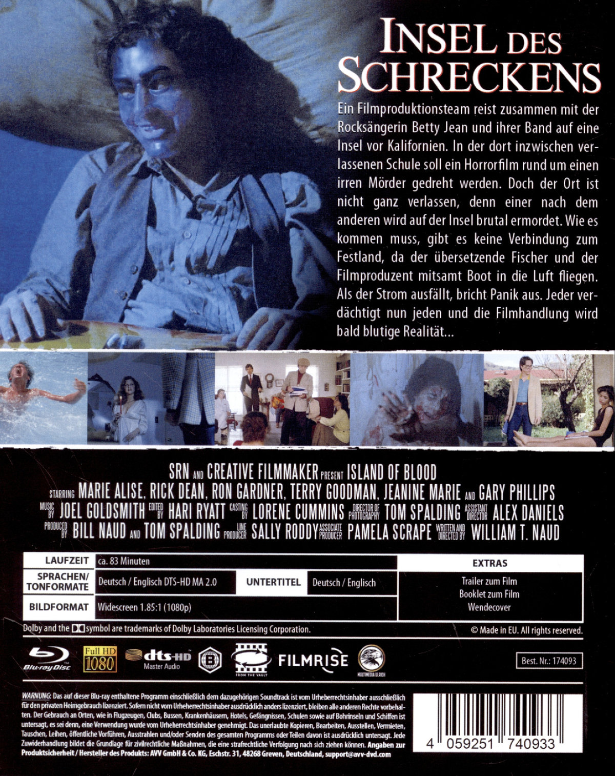 INSEL DES SCHRECKENS - FROM THE VAULT #31 - COVER A  (Blu-ray Disc)