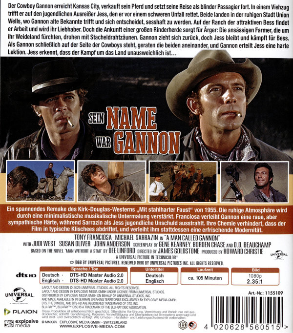 Sein Name war Gannon  (Blu-ray Disc)