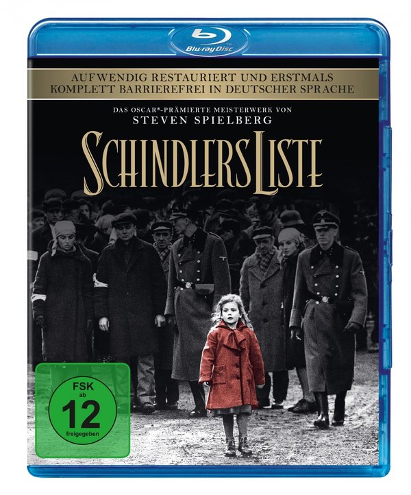 Schindlers Liste - Remastered Edition (blu-ray)