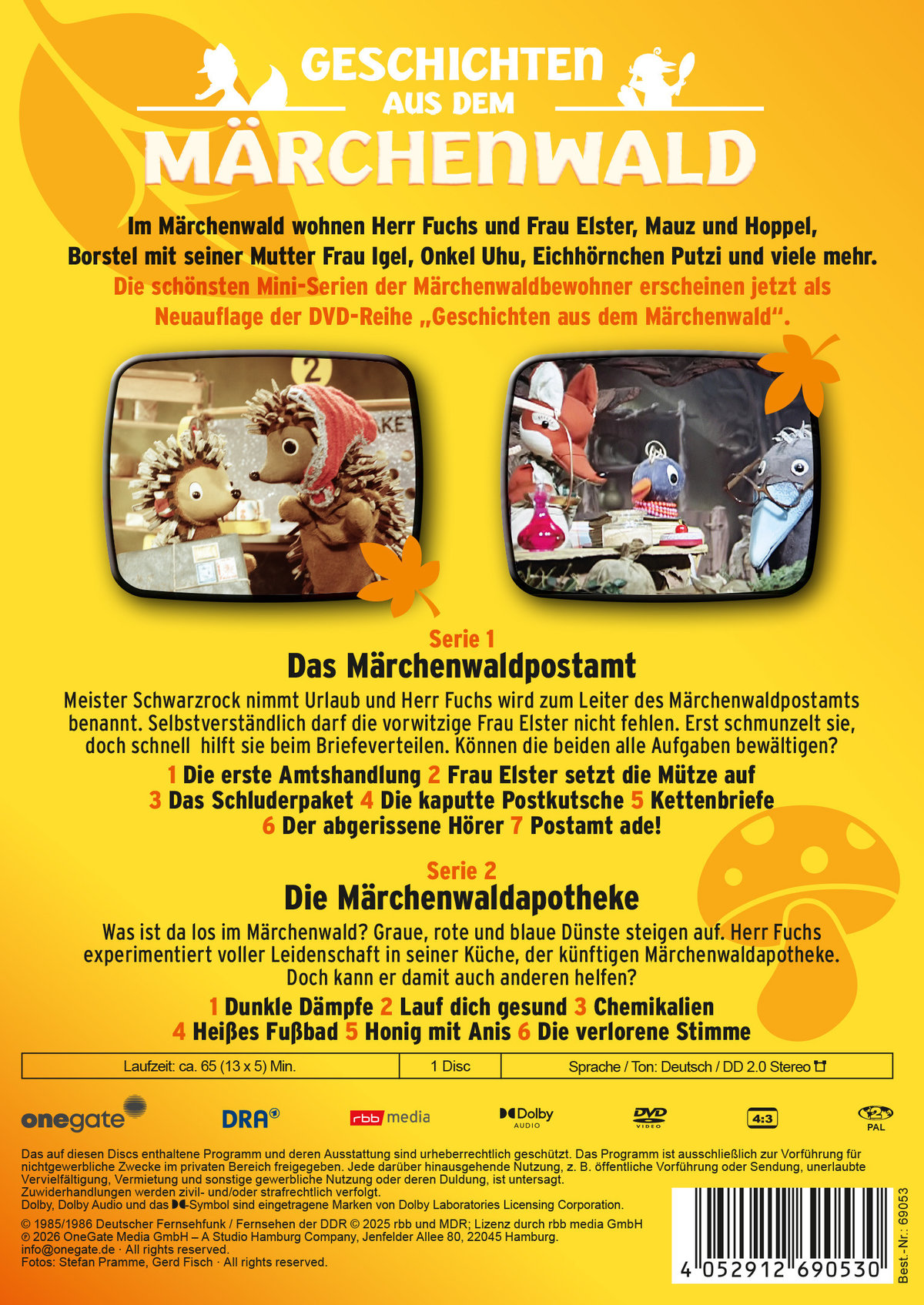 Geschichten aus dem Märchenwald: Das Märchenwaldpostamt / Die Märchenwaldapotheke  (DVD)