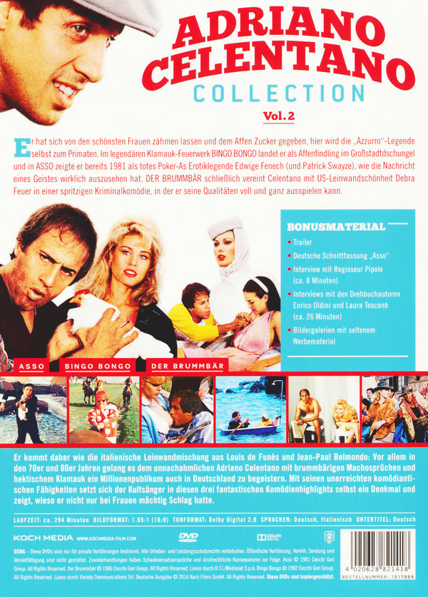 Adriano Celentano - Collection Vol. 2  (DVD)