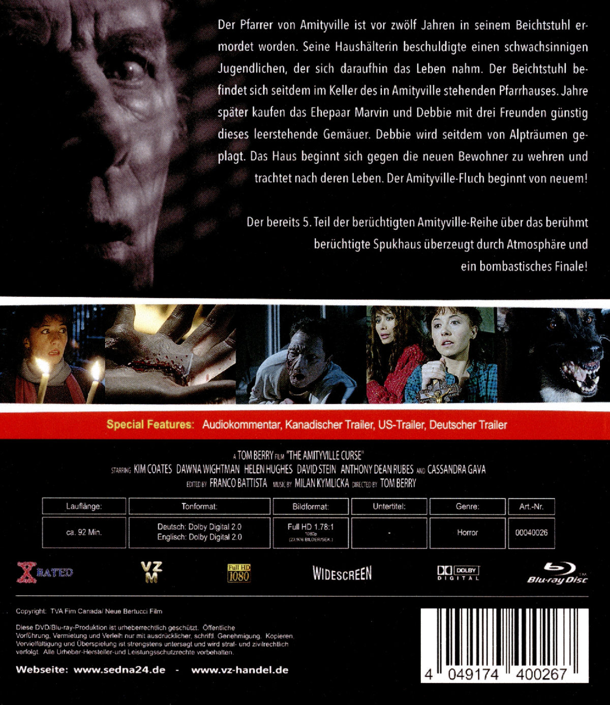 Amityville 5, The - Der Fluch (blu-ray)