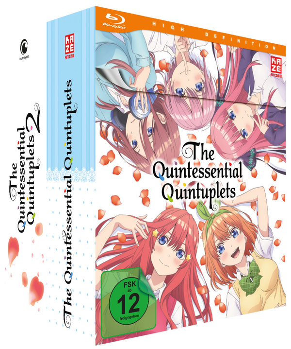 The Quintessential Quintuplets - Staffel 1&2 - Gesamtausgabe - Bundle  [6 BRs]  (Blu-ray Disc)