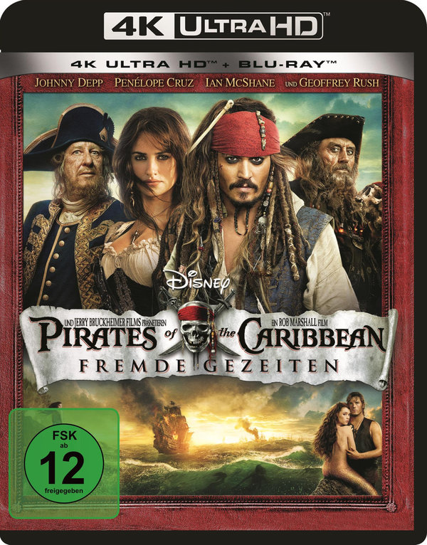 Pirates of the Caribbean 4 - Fremde Gezeiten  (4K Ultra HD) (+ Blu-ray 2D)  (Blu-ray 4K Ultra HD)