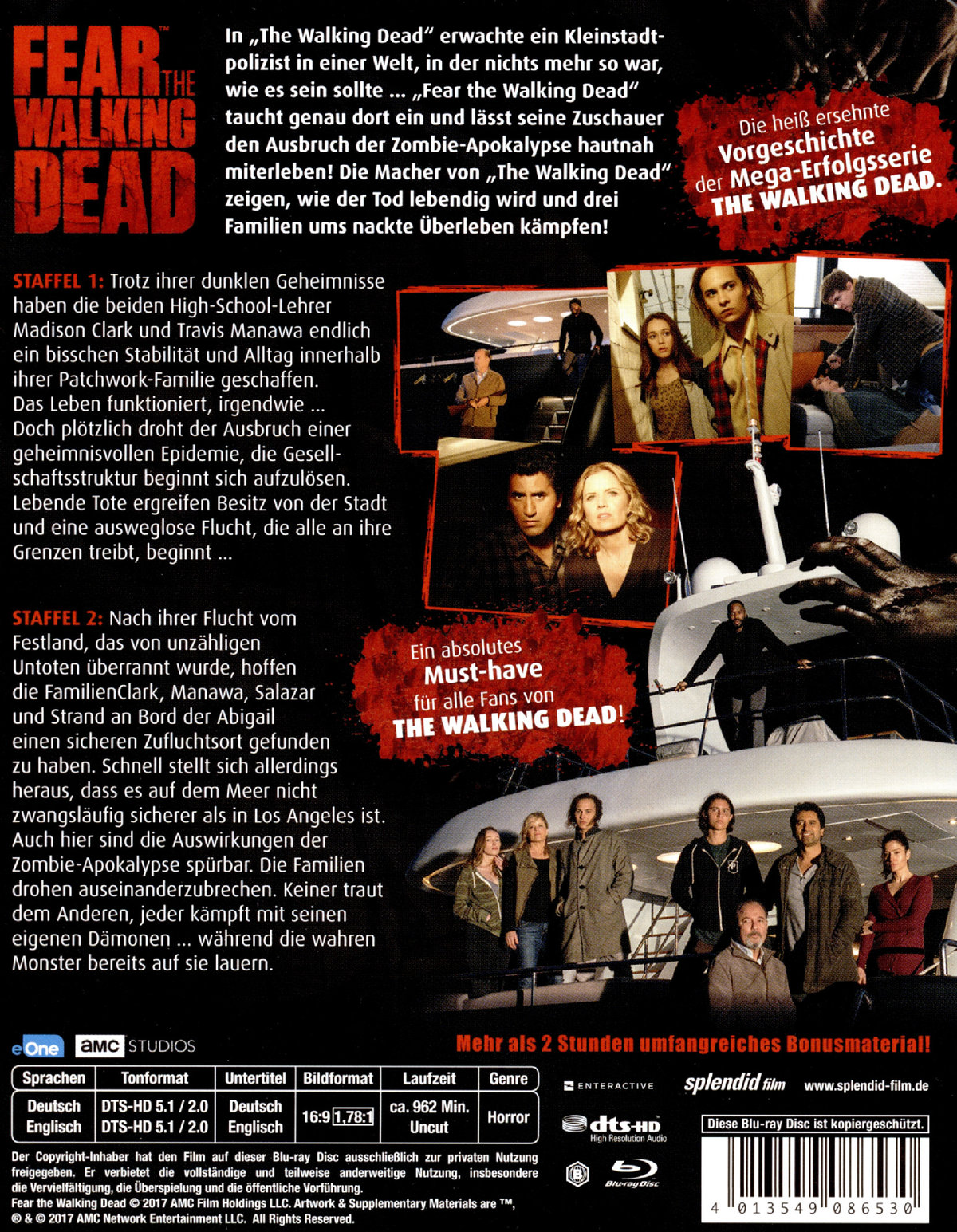 Fear the Walking Dead - Die Staffeln 1+2 - Uncut Steelbook Edition (blu-ray)