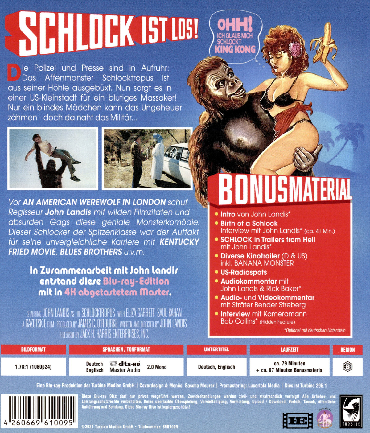 Schlock - Das Bananenmonster (blu-ray)