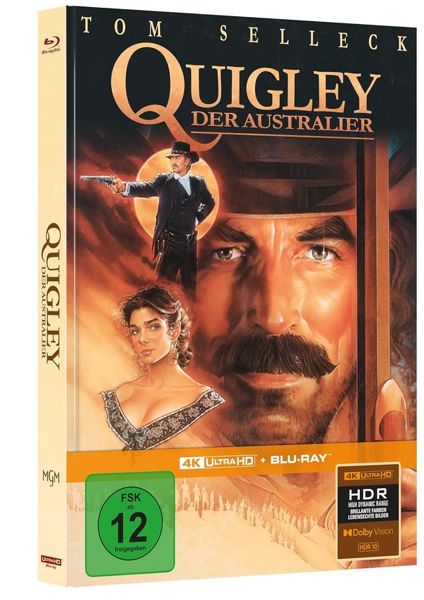 Quigley der Australier - Uncut Mediabook Edition  (4K Ultra HD+blu-ray)