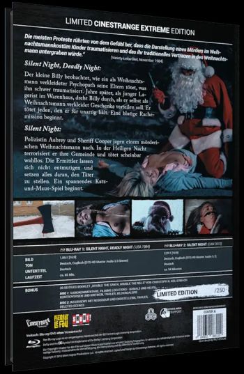 Silent Night Deadly Night - Double Feature - Uncut Mediabook Edition  (blu-ray) (Cover A)