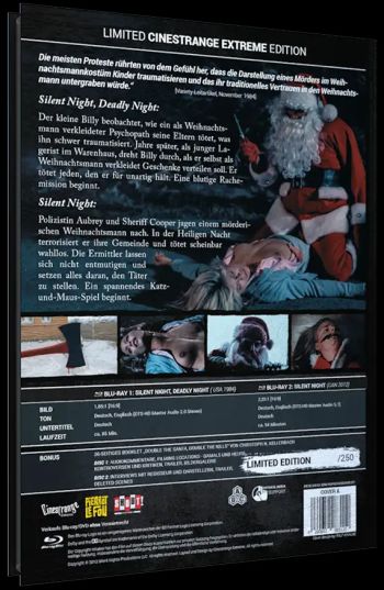 Silent Night Deadly Night - Double Feature - Uncut Mediabook Edition  (blu-ray) (Cover B)