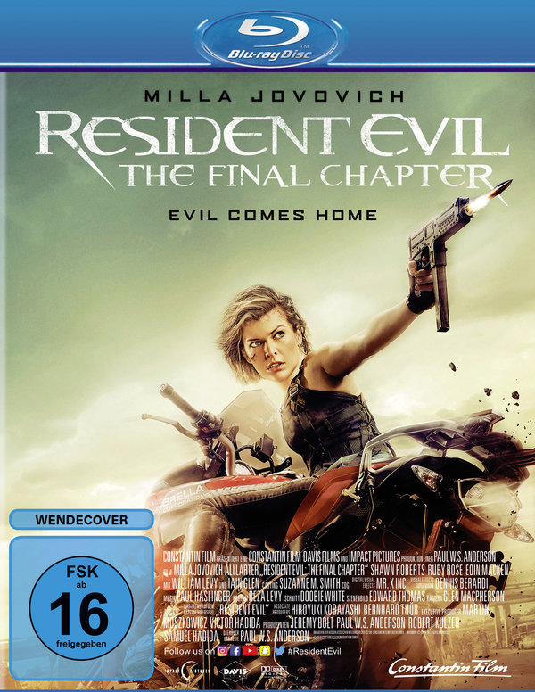 Resident Evil: The Final Chapter (blu-ray)
