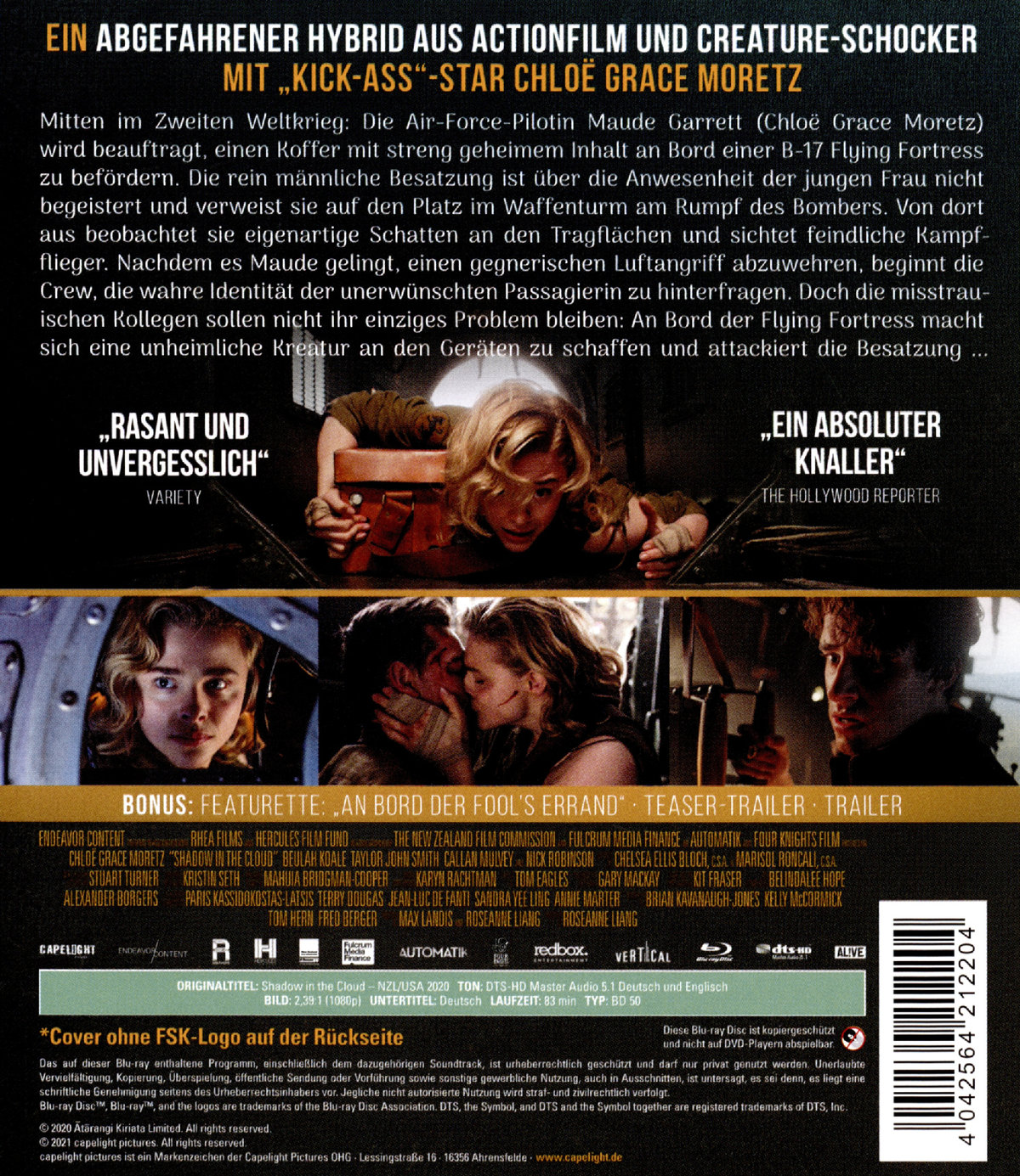 Shadow in the Cloud (blu-ray) Shadow in the Cloud (blu-ray)