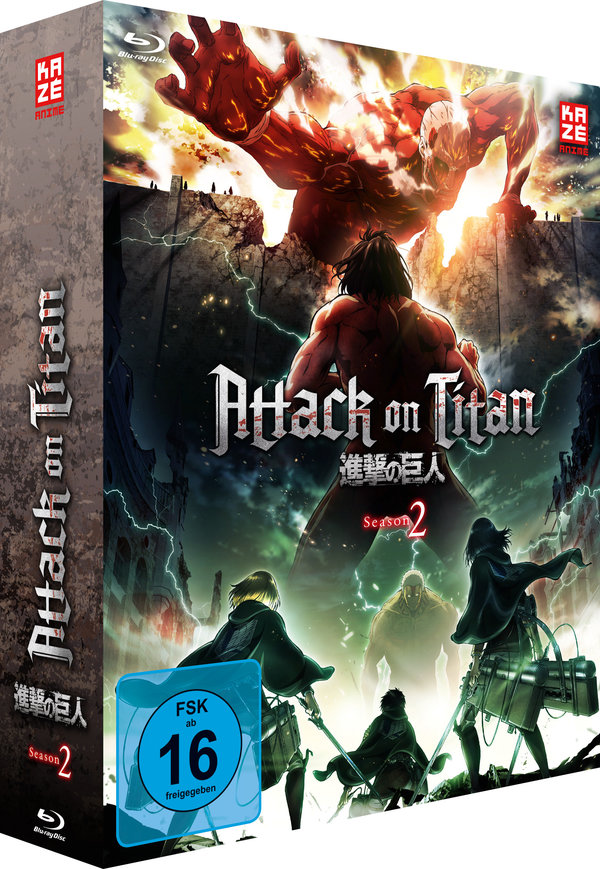 Attack on Titan - 2. Staffel - Gesamtausgabe  [2 BRs]  (Blu-ray Disc)