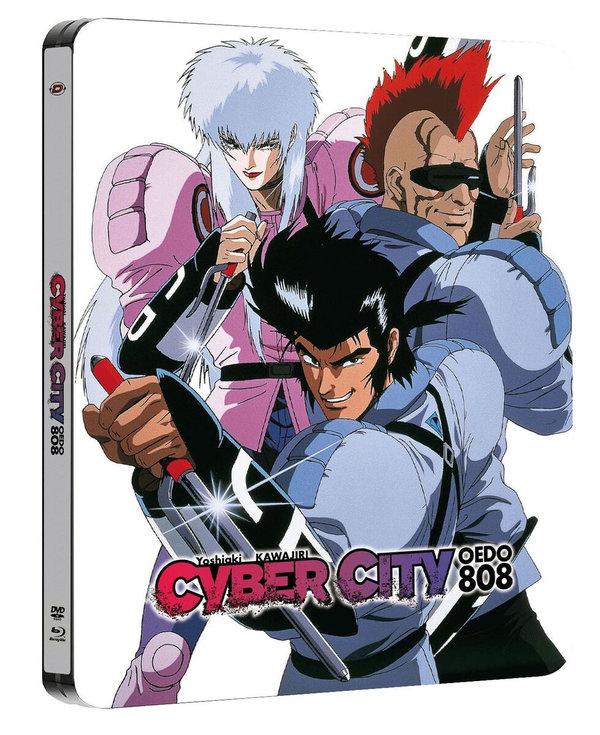 Cyber City Oedo 808 - 3 OVAs - Steelbook - A4 Collector's Edition  (DVD+Blu-ray)  (Blu-ray Disc)