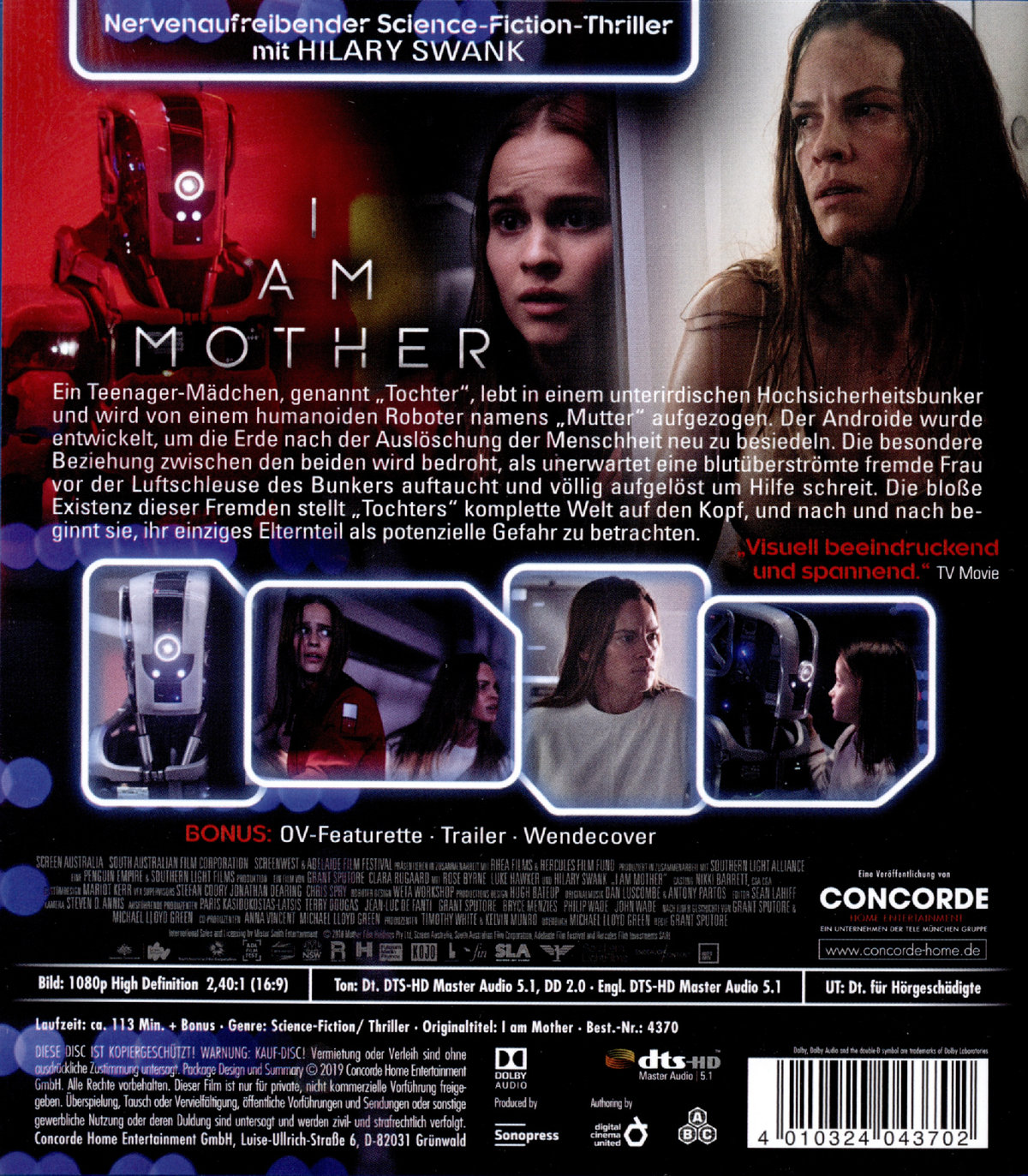 I Am Mother (blu-ray)