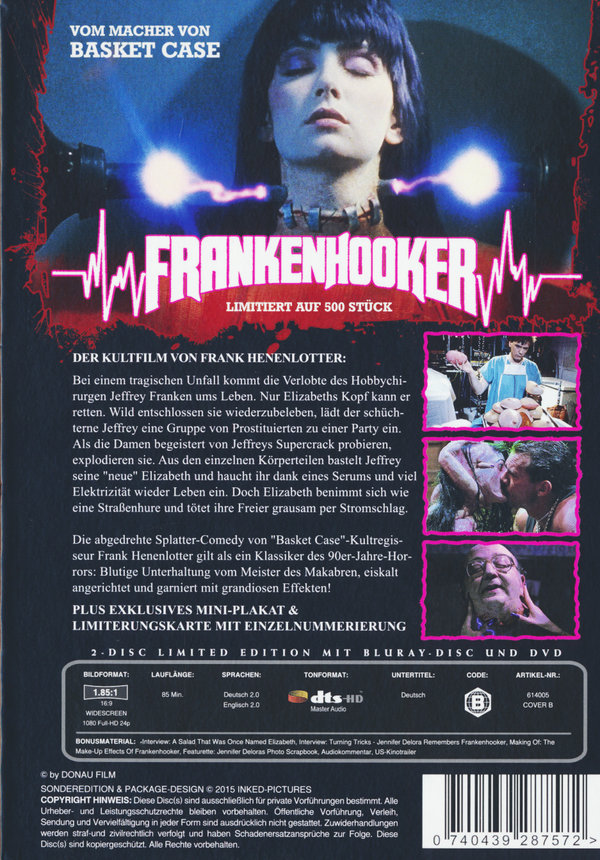Frankenhooker - Uncut Mediabook Edition (DVD+blu-ray) (B)